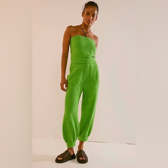 NWOT FREE PEOPLE BEACH CLAIRE JUMPSUIT WITH POCKETS XS